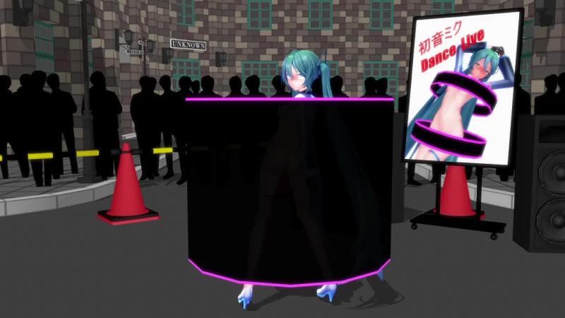 初音跳《Gimme×Gimme》时软肉随着节奏不停起落