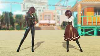 MMD-须宫纱奈与须宫花的热辣舞  [不要欺负我，长瀞同学]