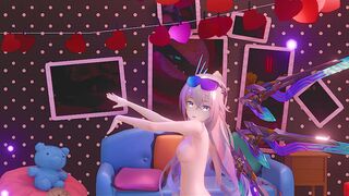银狼的全裸舞蹈 ❤ VIVIZ - MANIAC │ 【HSR MMD 】