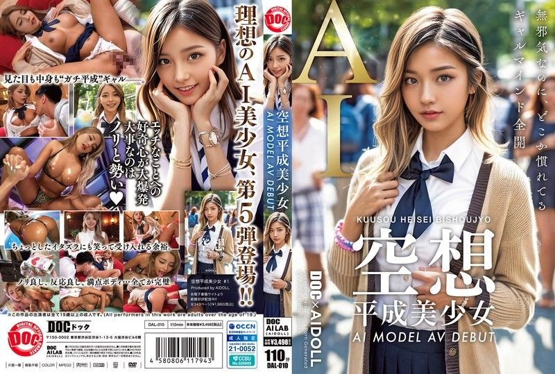 空想平成美少女 AI MODEL AV DEBUT DAL-010