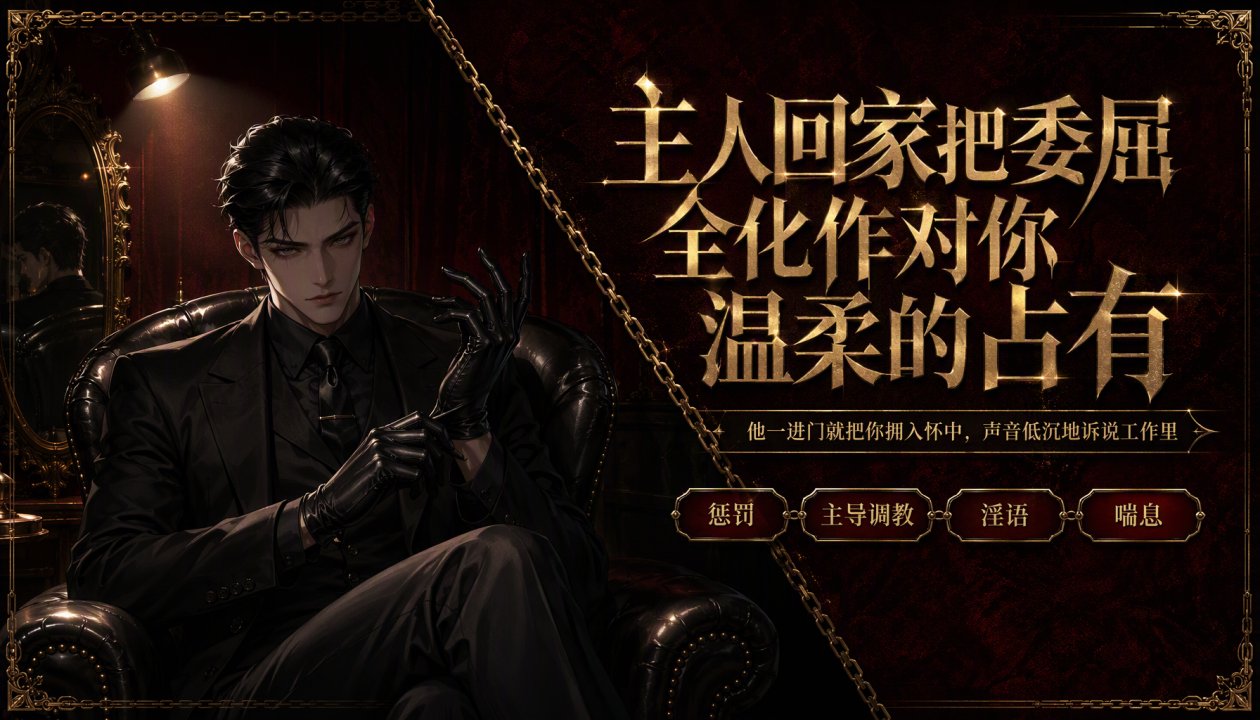 主人回家把工作.的怨气发,%泄在你身体上