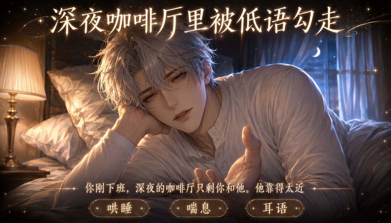 深夜咖啡厅里%`,被床\下哄睡师勾走