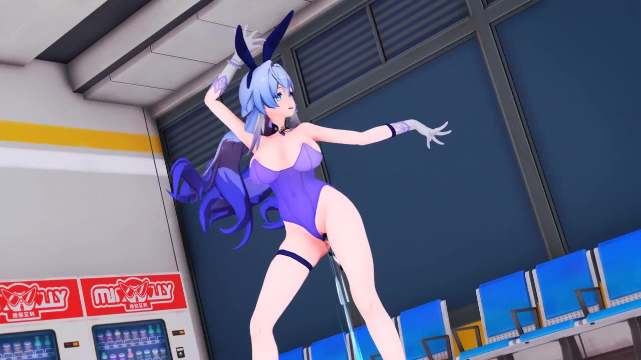 [MMD] 兔女郎知更鸟在节奏中软肉狂颤