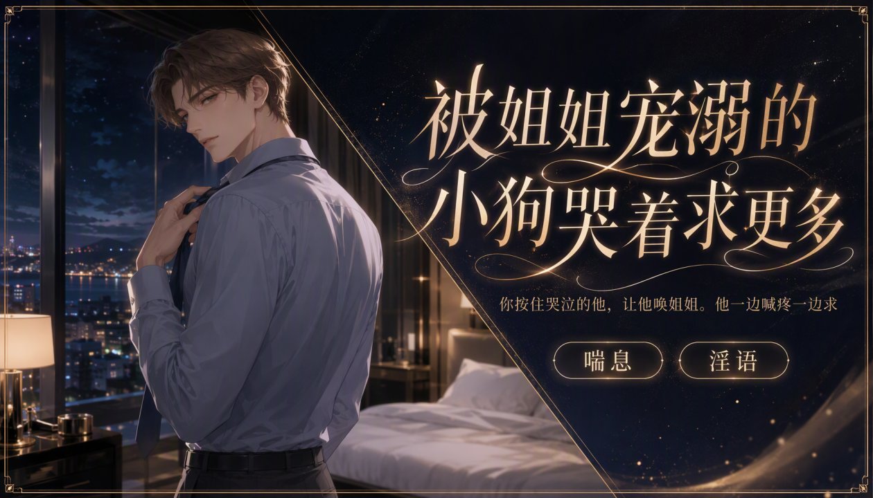 被姐姐玩!坏的小!狗哭着求更多