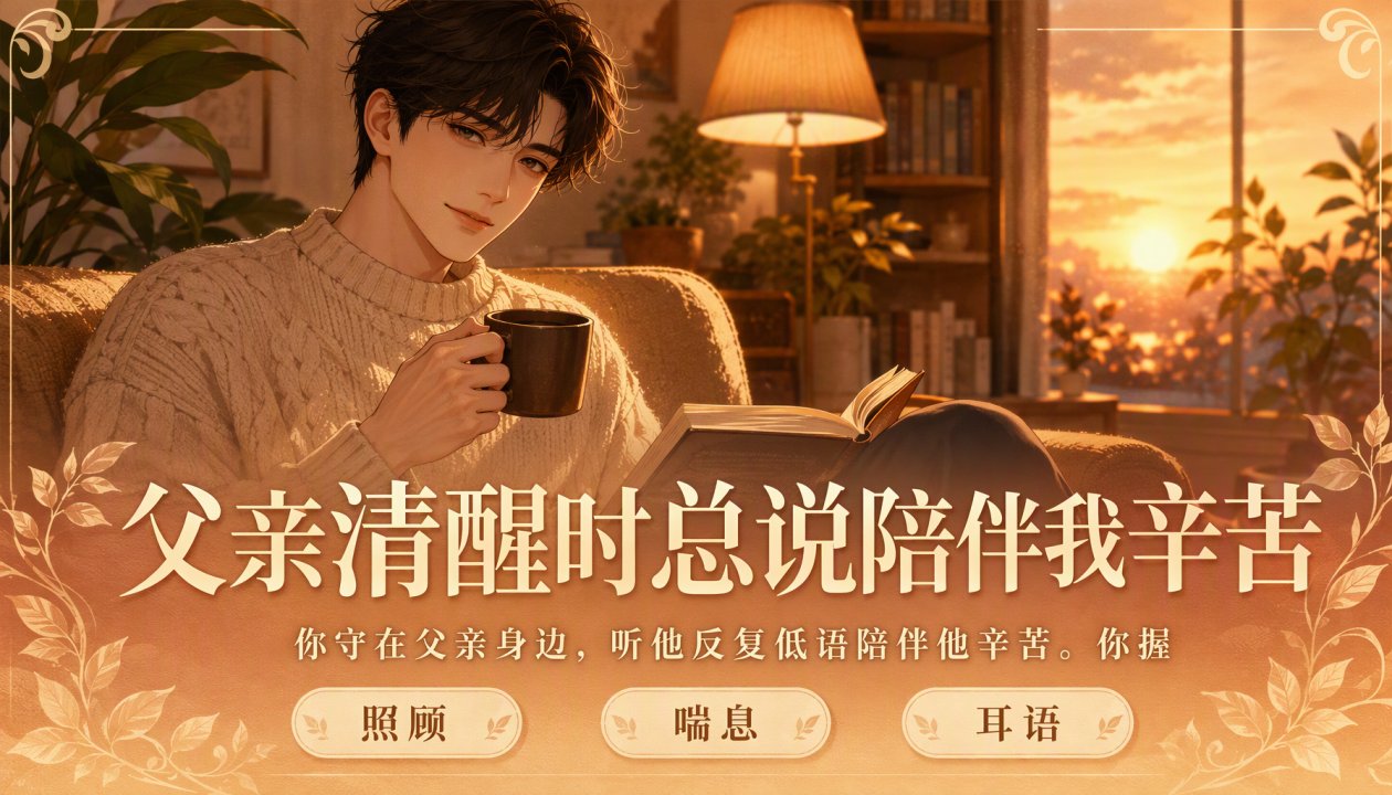 爸爸清醒时;总说照顾:^我辛苦