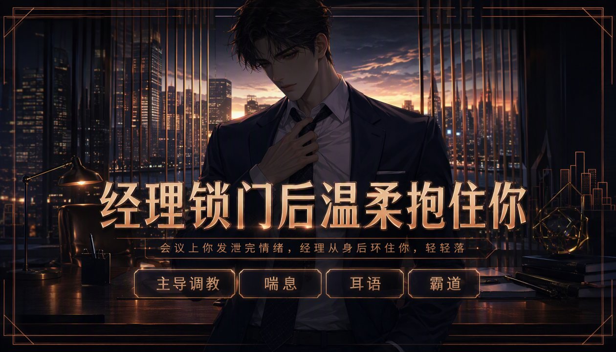 经理在办公室关上门后反锁!抱住你