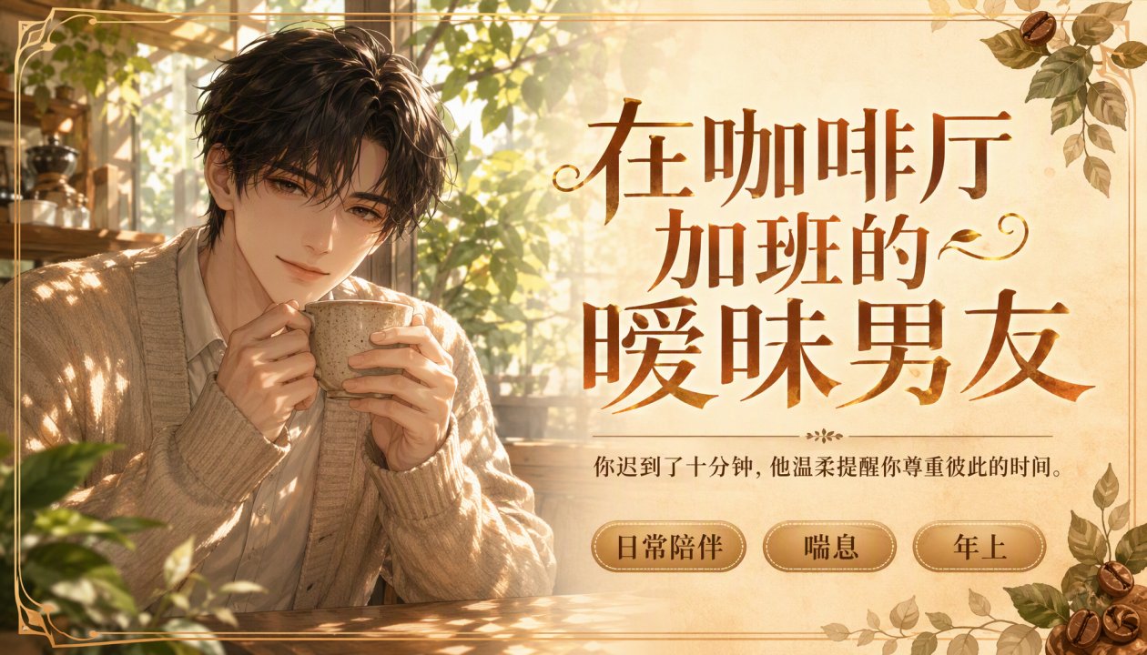在咖啡厅加班?=,`:的秘密男友