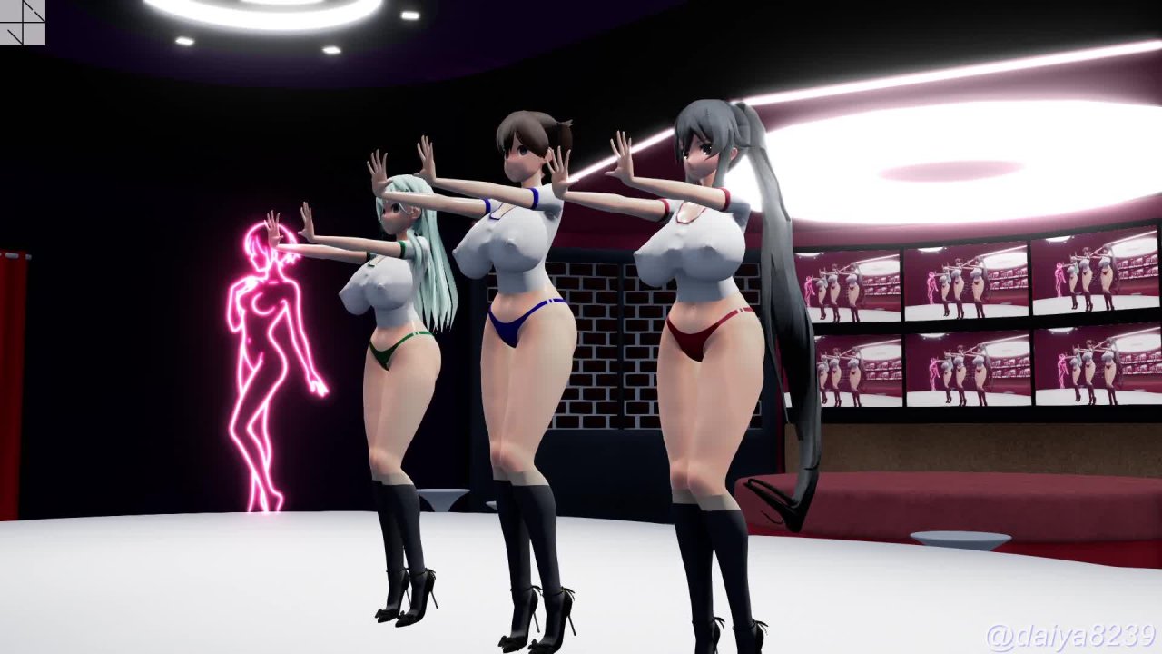 [舰これ] 舰娘们穿体操服一起做运动舞蹈