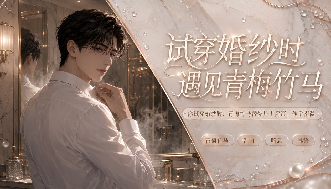 试穿婚纱!时遇到青梅竹马