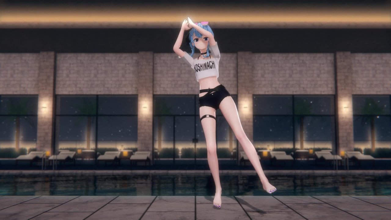 星街彗星随着音乐身体一点点发软