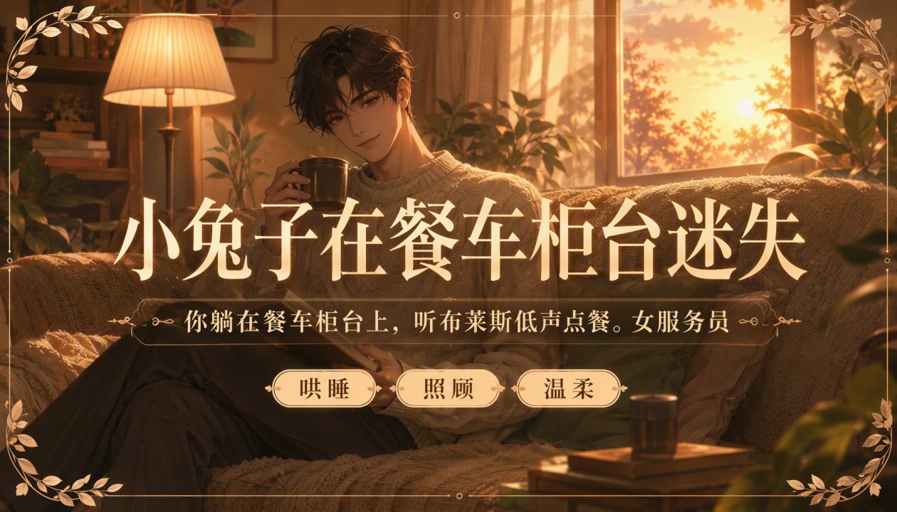小兔子.被摔碎在餐车柜台