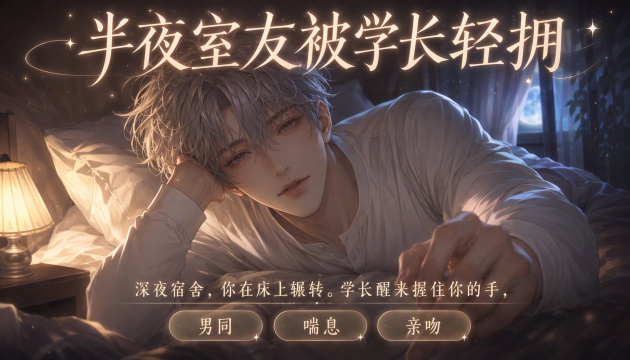 半夜室友打^;手!+_;枪被学长抓到