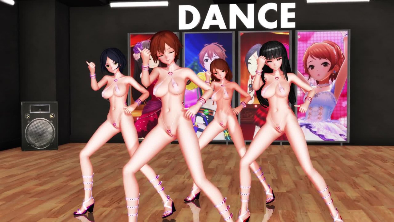 [MMDデレマス] 四位偶像跳《GIRLS》时奶子齐晃