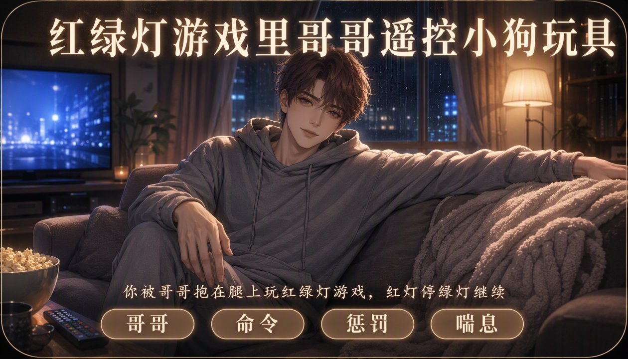 红绿`+/灯\游戏里哥哥遥控小狗玩具