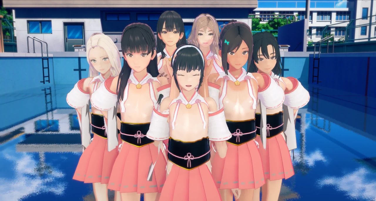 【巫女】泳池开放前的安全祈祷