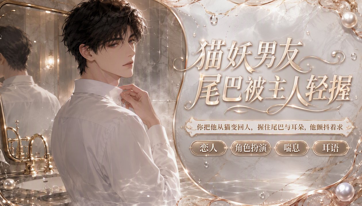 猫妖男友发情[!期尾巴被#,^主人抓着高潮