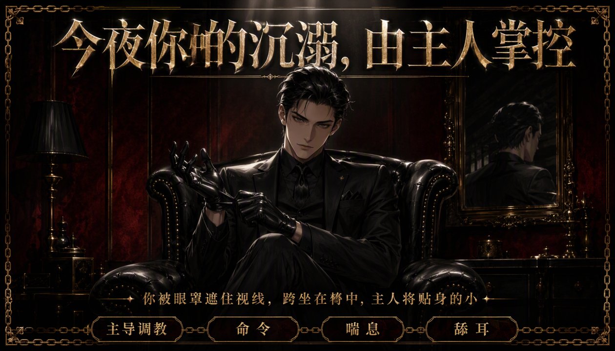 今晚你 的高潮，将?交由主人控制