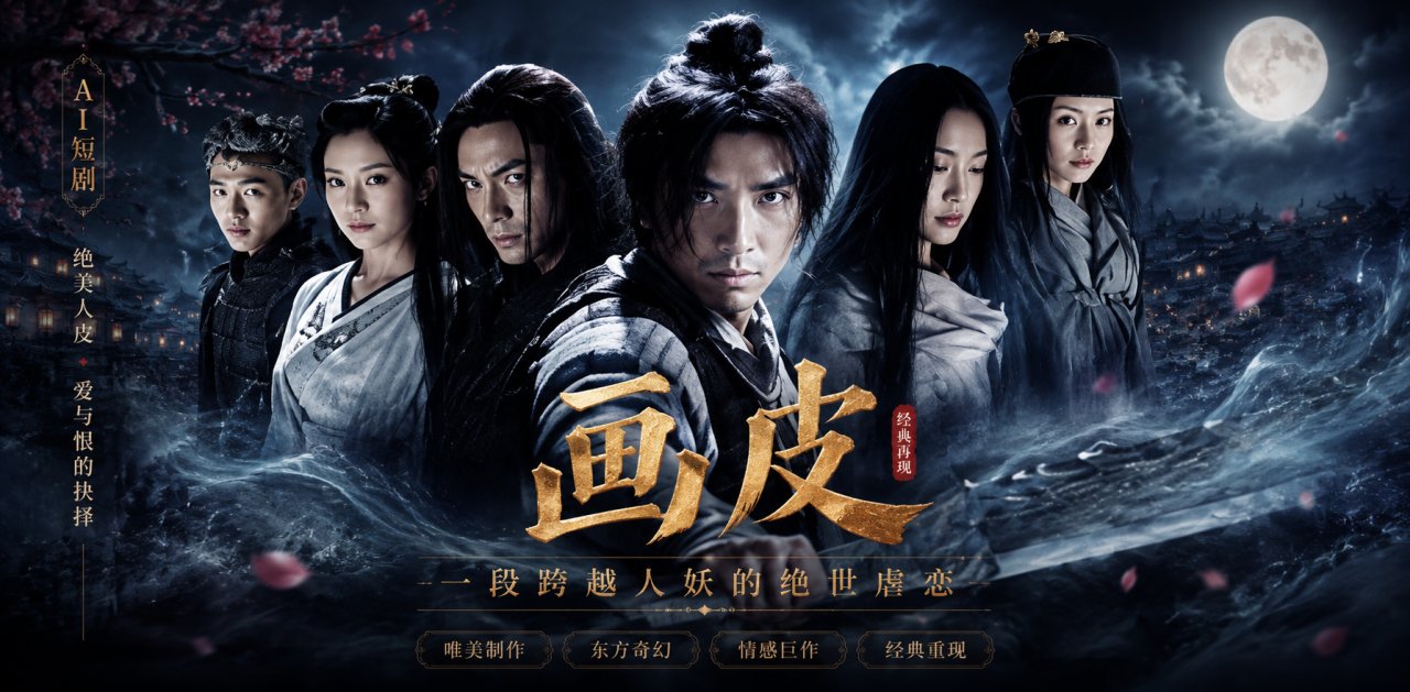 画皮 ,(周迅 妖狐=附身中女妖肢体纠缠情欲满满 ( 孙俪 赵薇 柳岩 古风暧昧戏, 码( ai短剧:=# ai*)成人 经典画皮隐秘激情!#故事让人欲]?罢不能