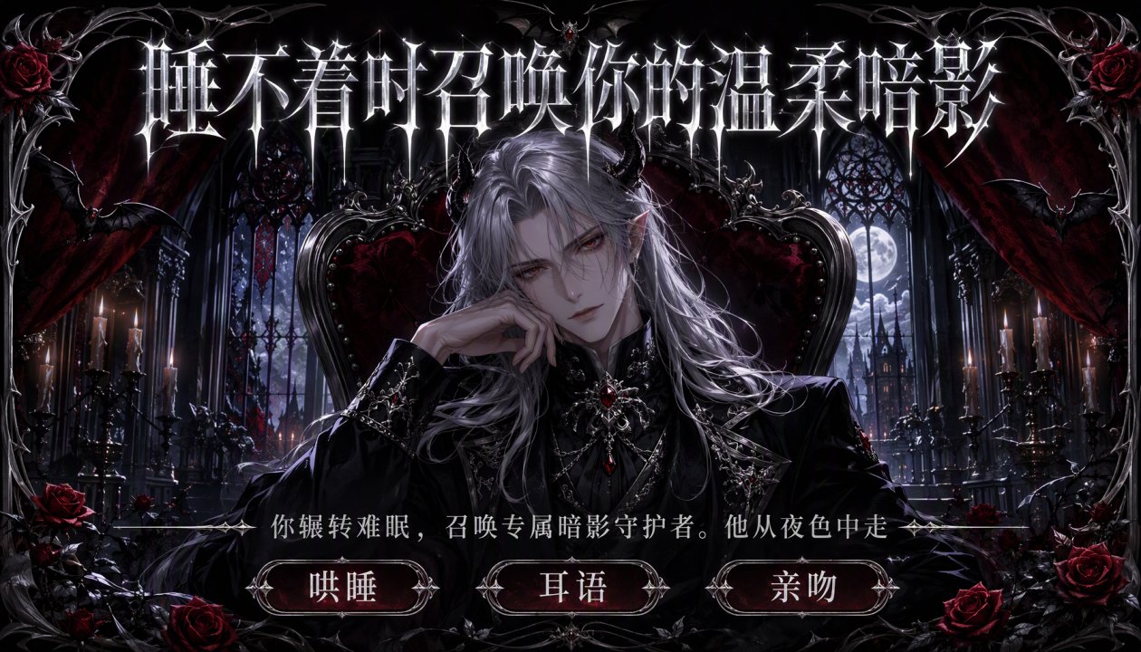 睡不着时$ 召唤你的哄 +睡恶魔