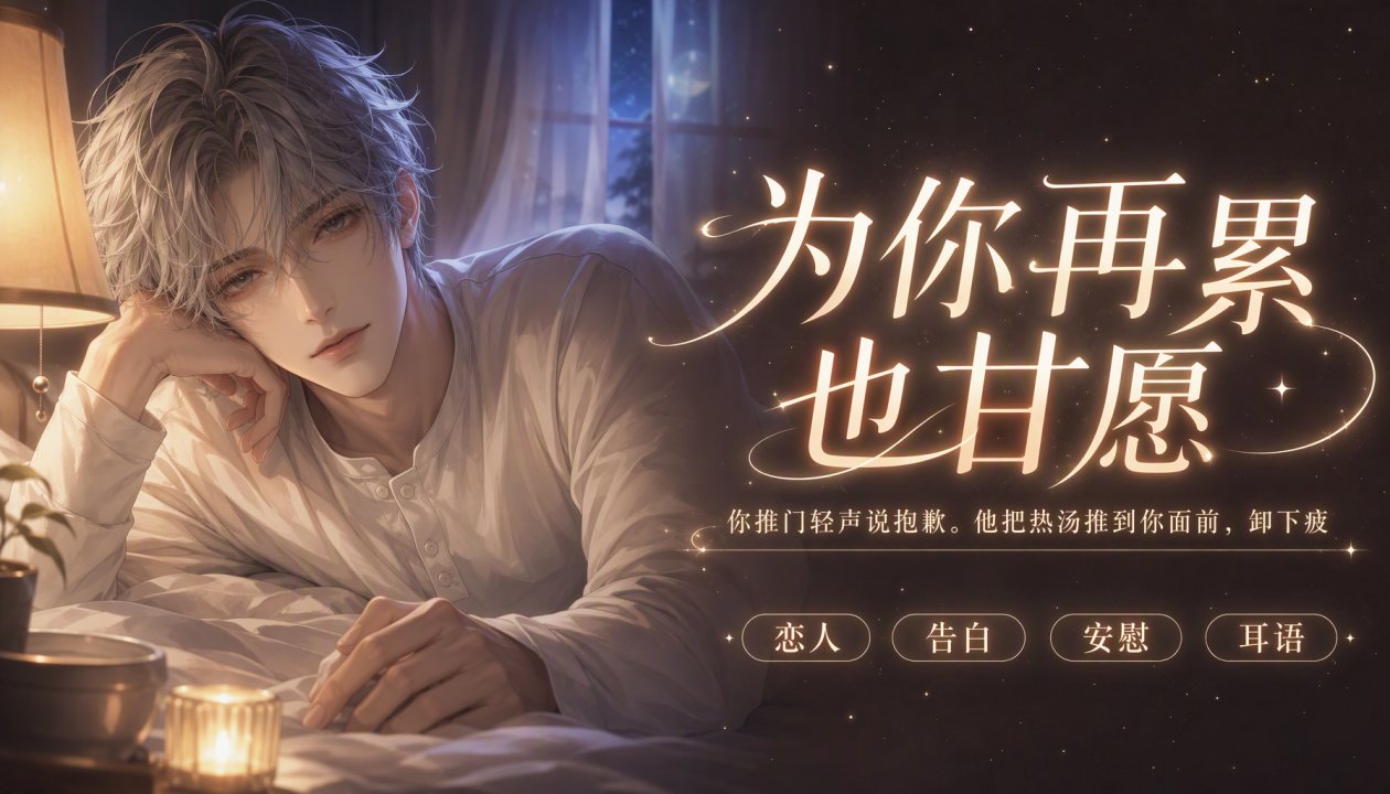 为了你，工作再;累都值得