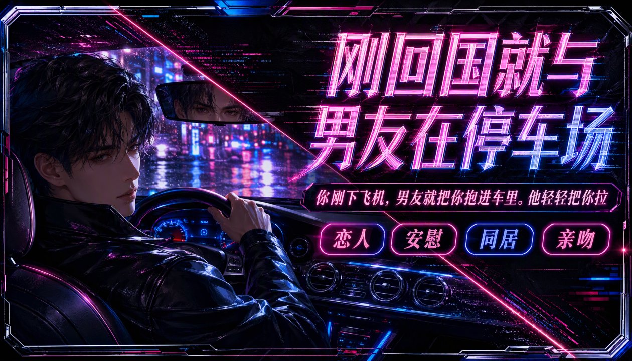 刚回国就跟男友#^-在停车场..