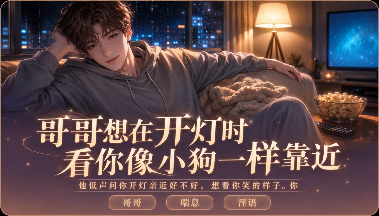 哥哥想在开灯时看你#%像?]小狗一样撅起来