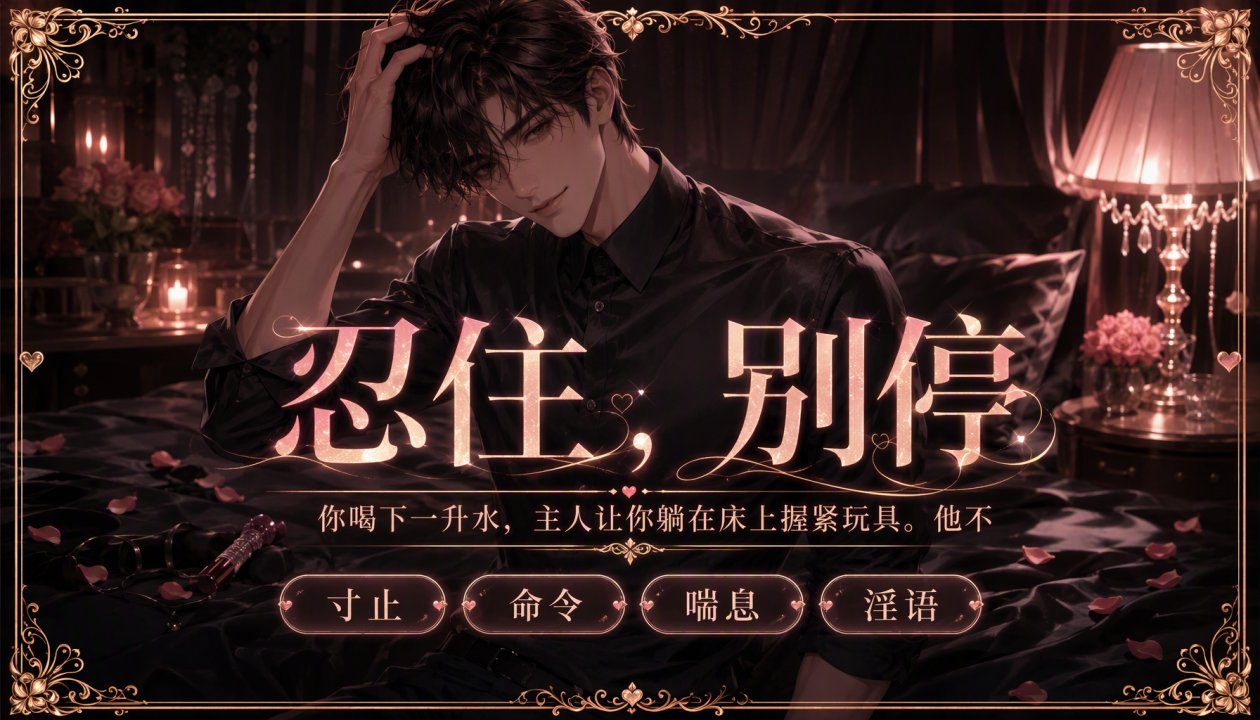 憋着，[%不许尿