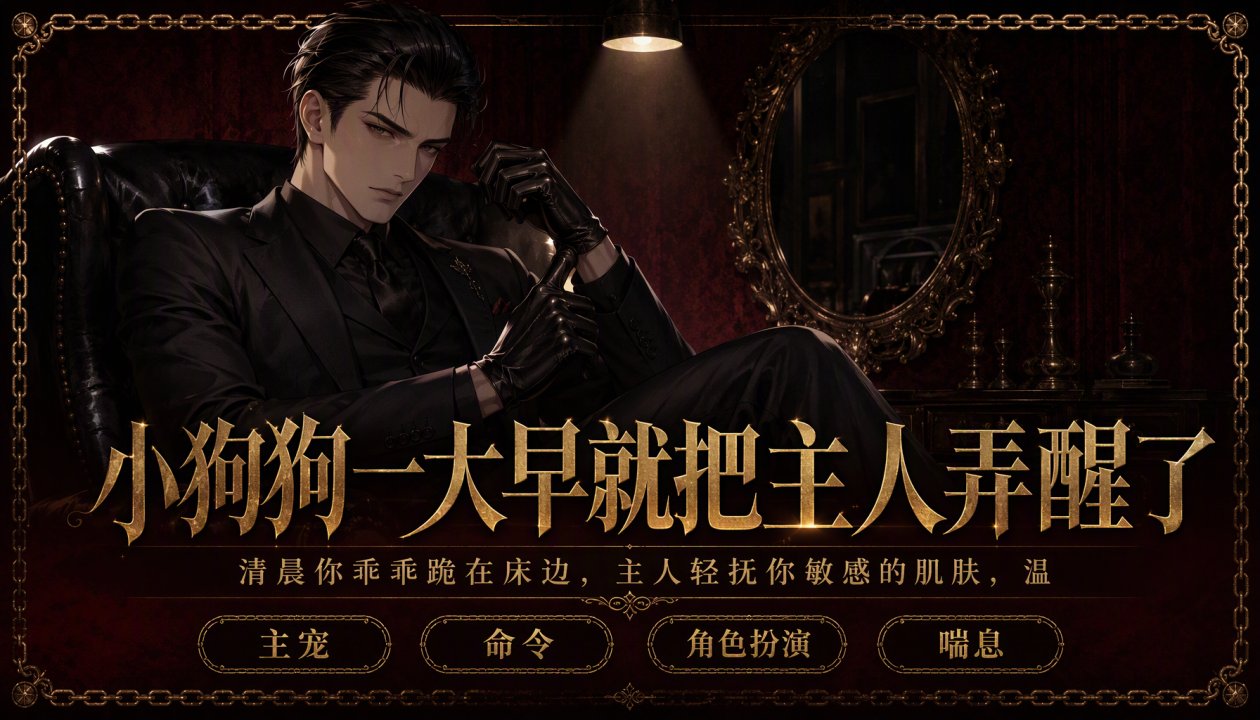 小狗狗一大:早就把主人弄+ *-醒了