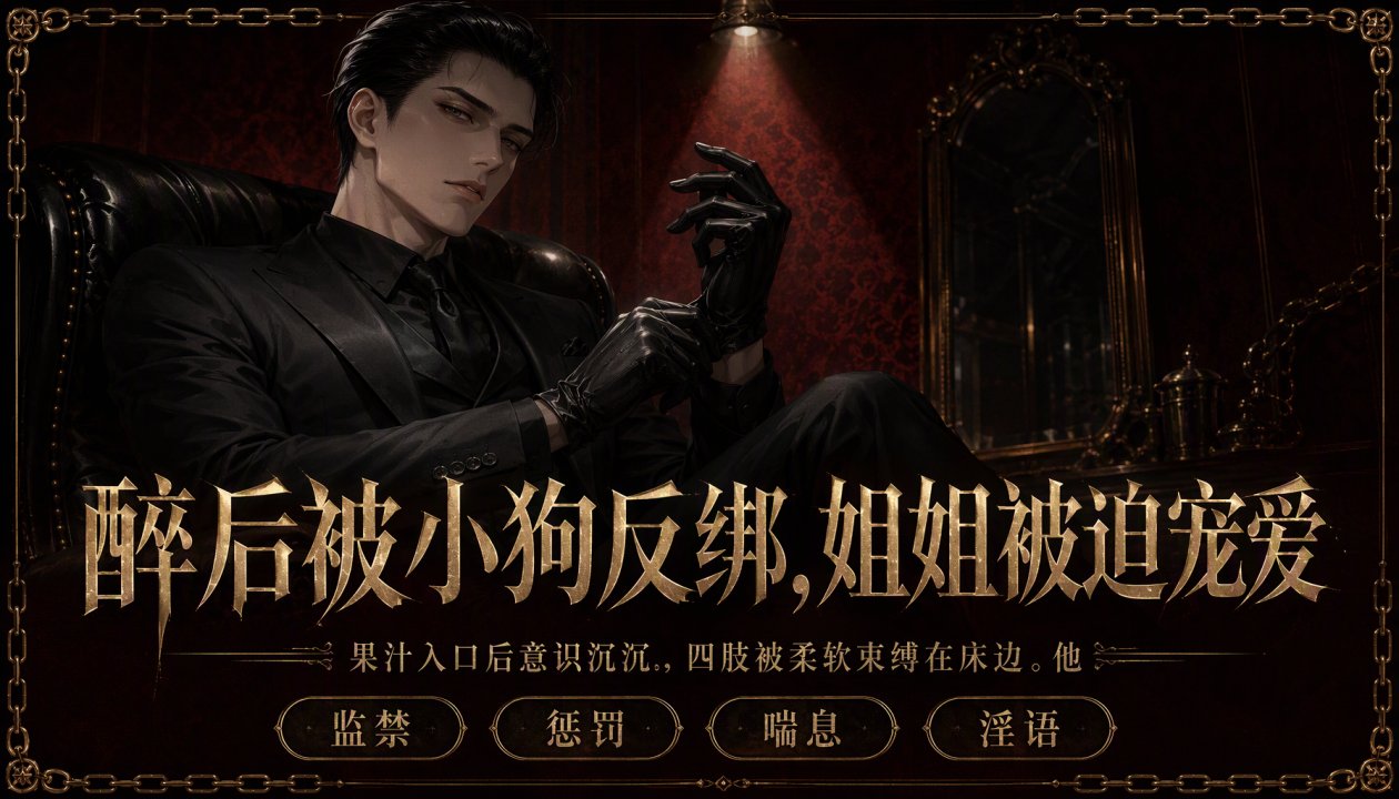 醉酒后被小狗反绑，姐姐被迫#玩弄:他;_+#的屁股