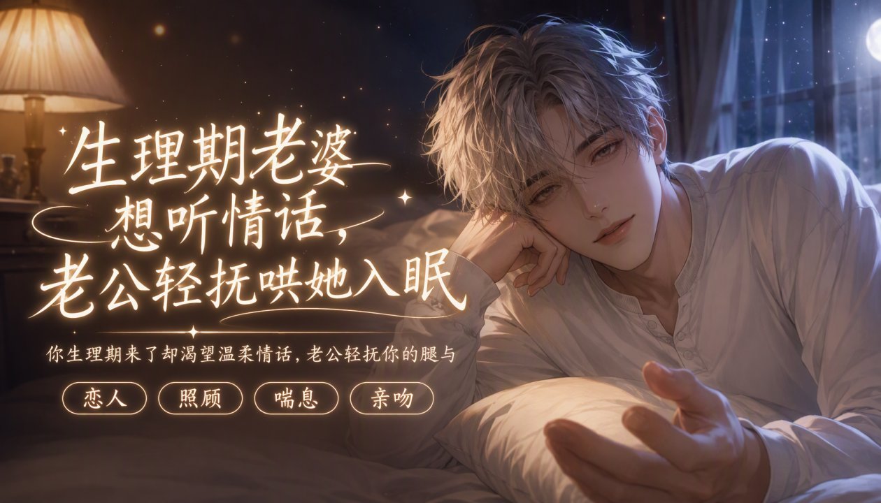 生理期老#婆要听骚话，##老公摸腿捏胸哄她