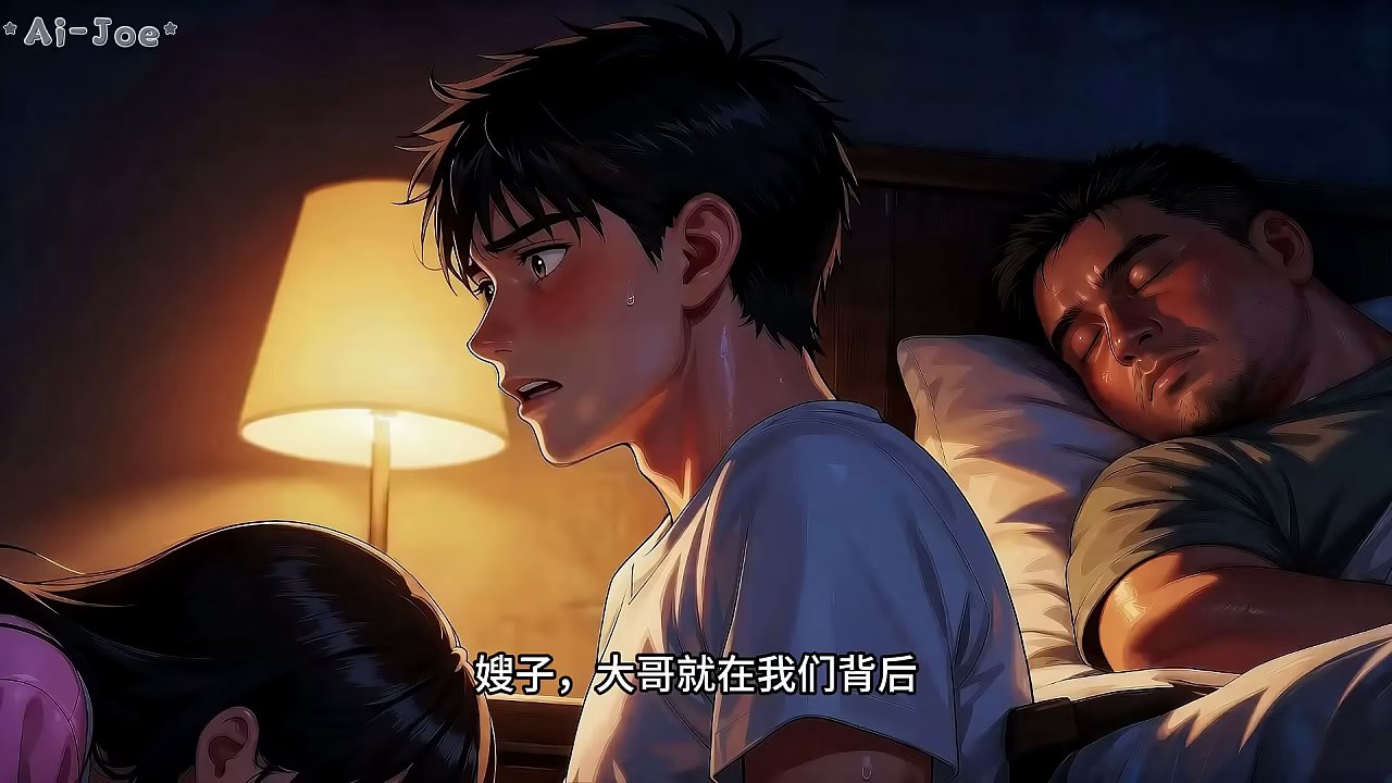 当着我哥哥的面，我嫂子竟然对我做了这种事。这太刺激了……[AI生成]