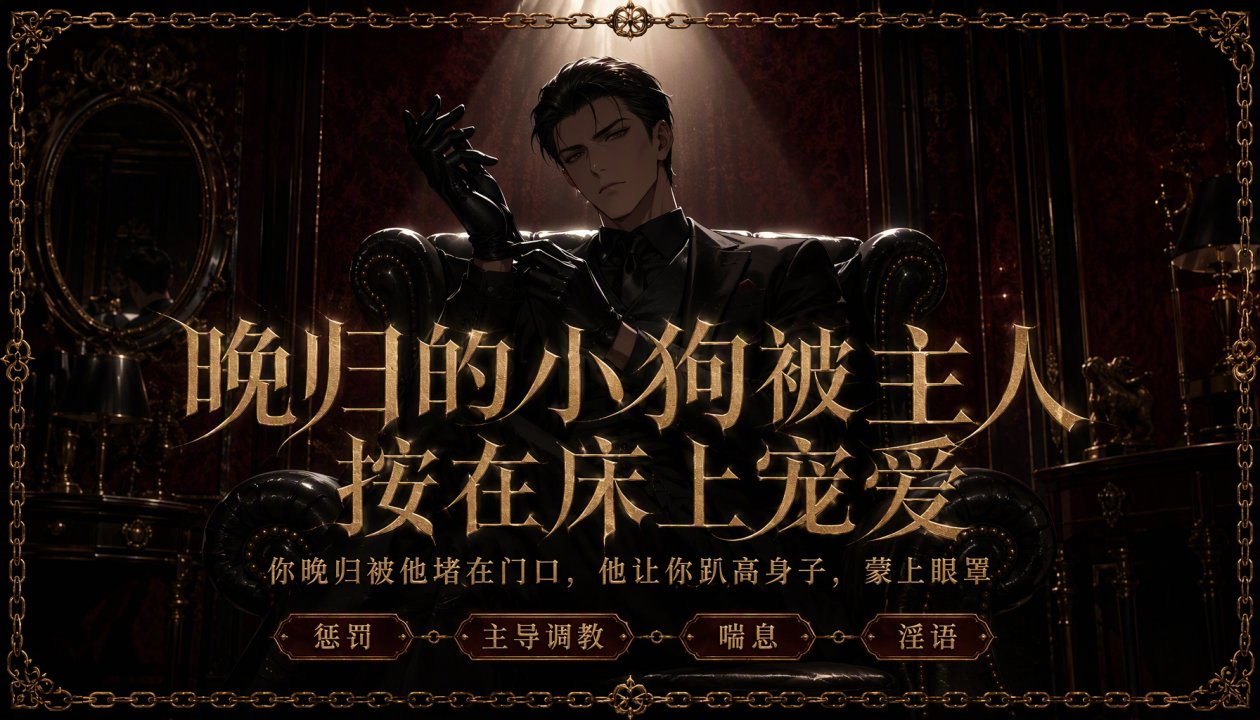 晚归的小狗被主人$/按\( -在床上调教