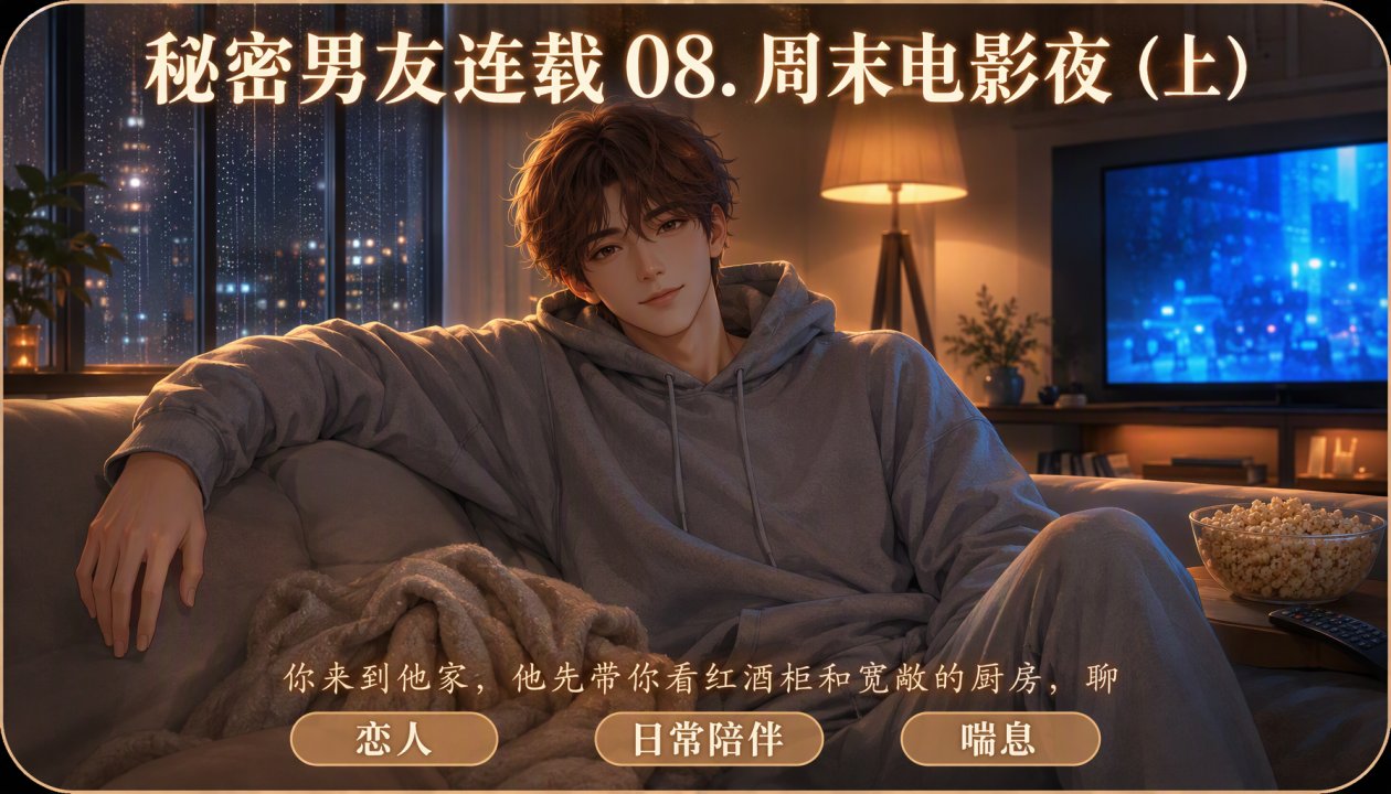 秘密男友连\,载 08. 周末电影夜（上）