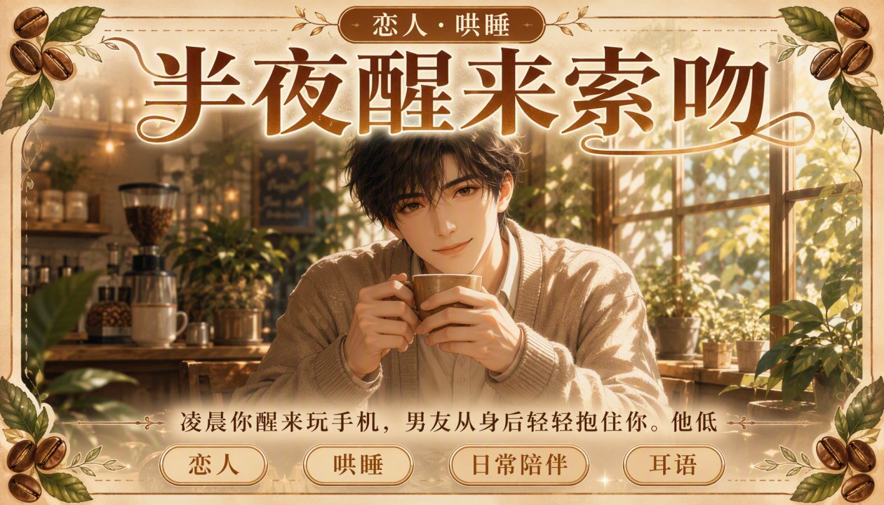 半夜;醒来索吻