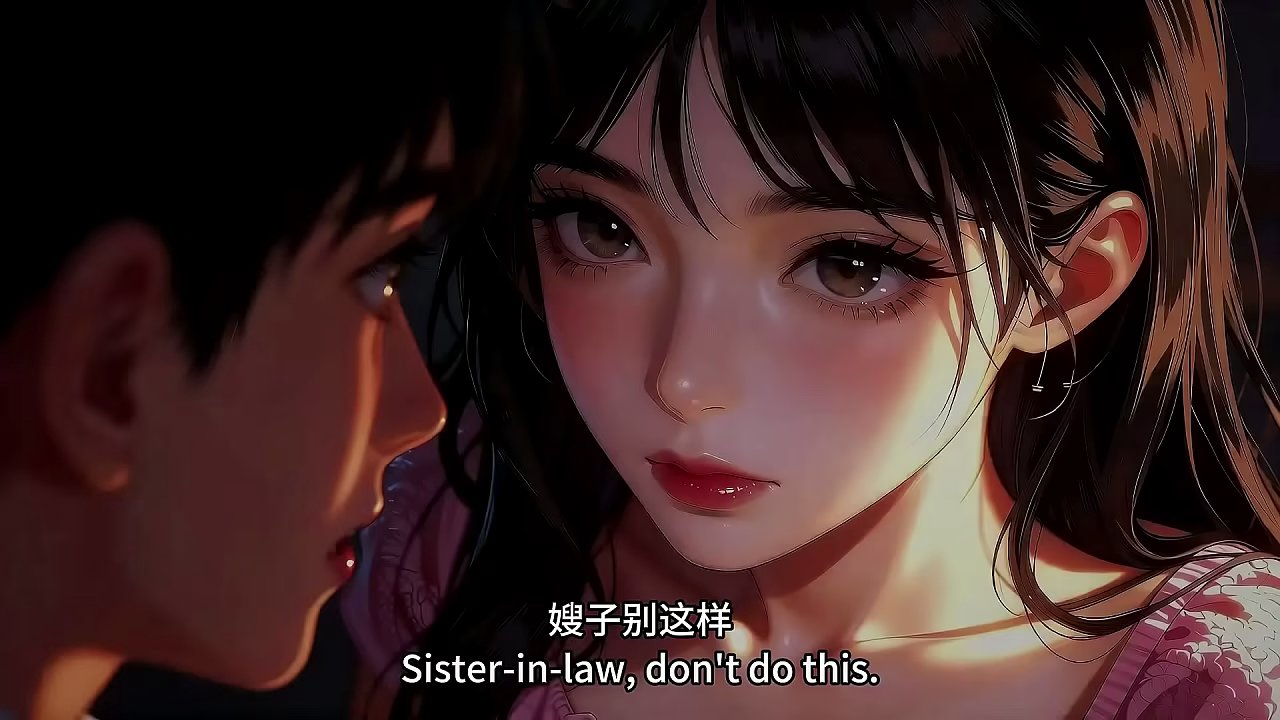 当着我哥哥的面，我嫂子竟然对我做了这种事。这太刺激了 [AI生成]