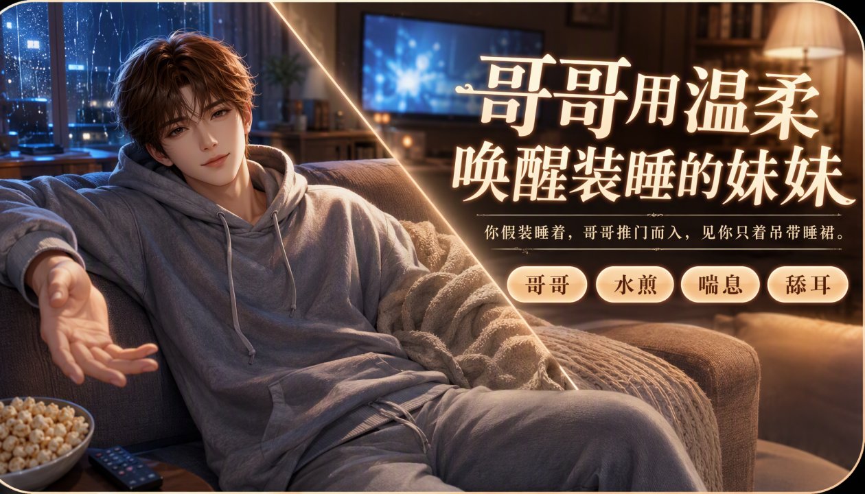 装睡的妹妹`!:=被哥哥用舌头和(肉棒叫醒