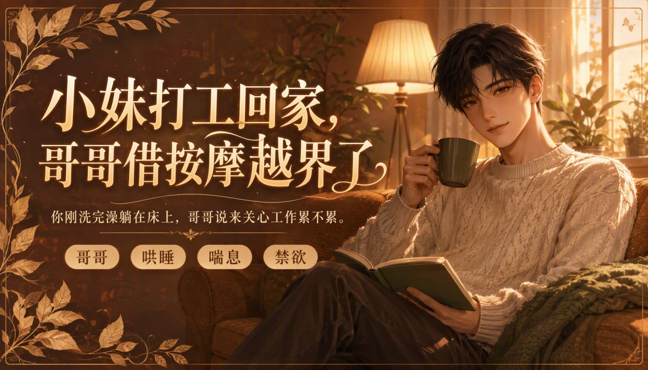 小妹打工回$家，哥哥^]*#借按摩越界了