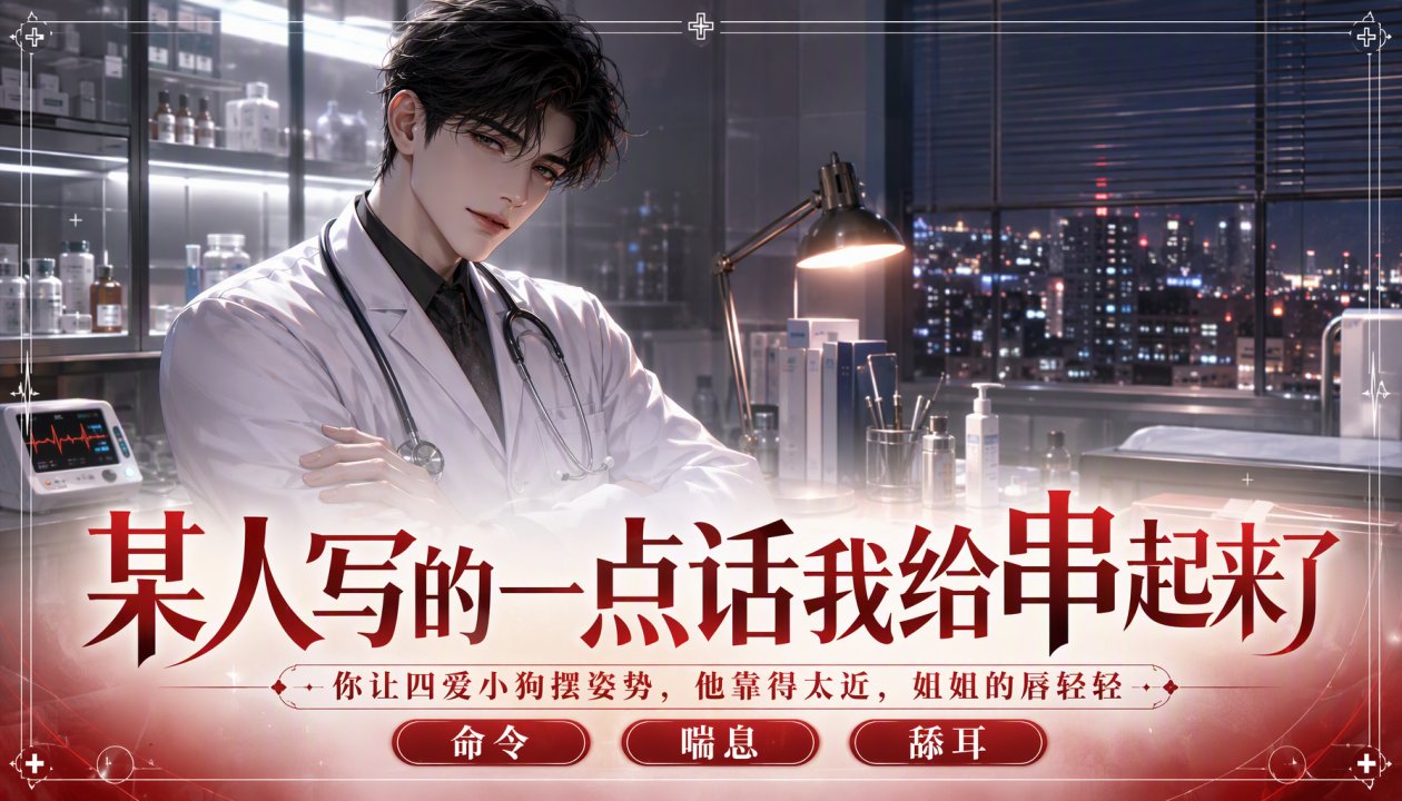 某人\,写的一点话我给串.[起来了