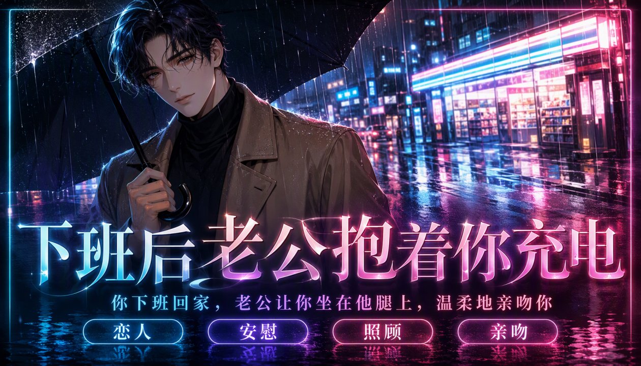 下班后老公抱#+着你充电