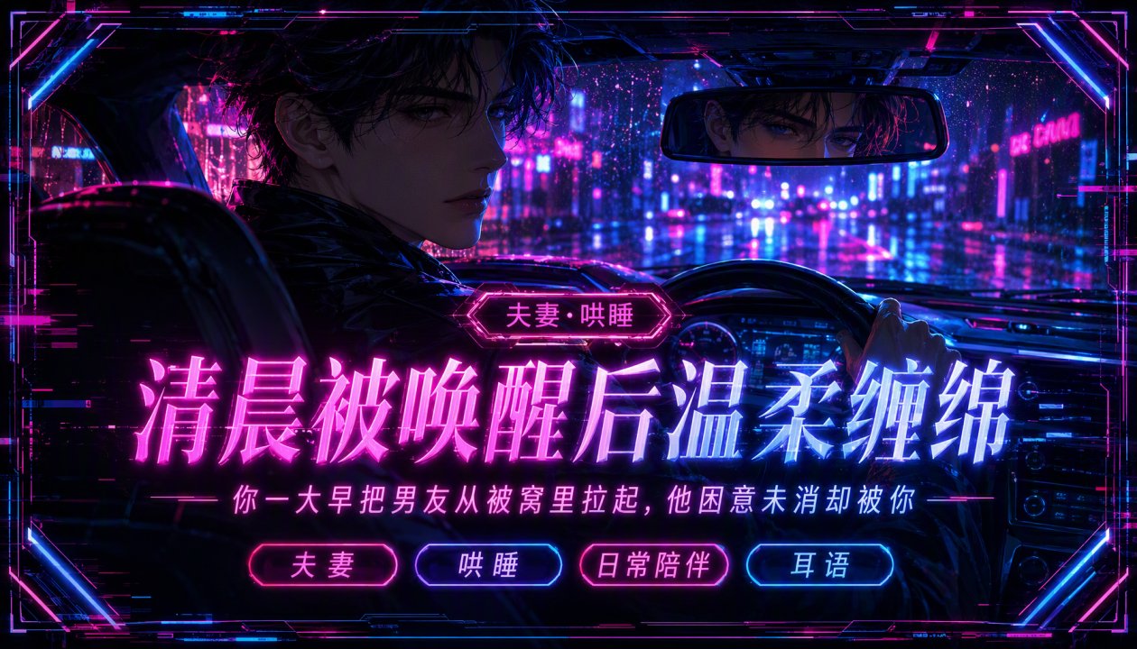 清晨 $被唤醒后温柔缠绵