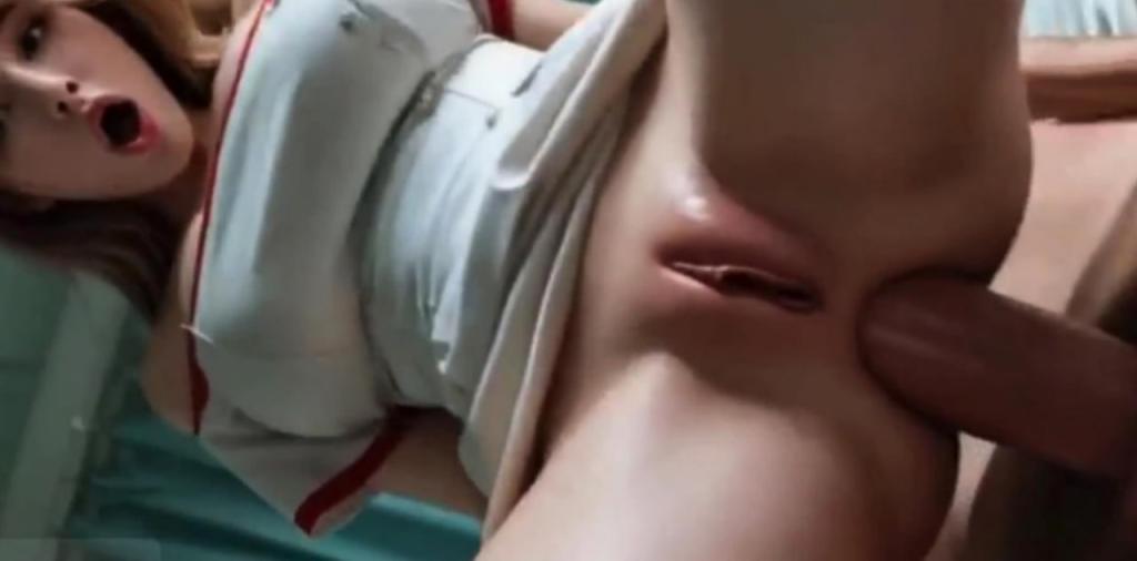 一个BBC插入护士的阴道，在医院病床上[AI生成]