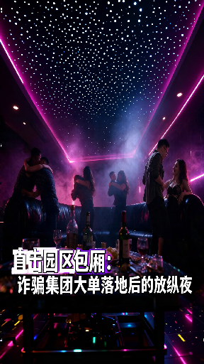 直击园区包厢：诈骗集团大单落地后的放纵夜