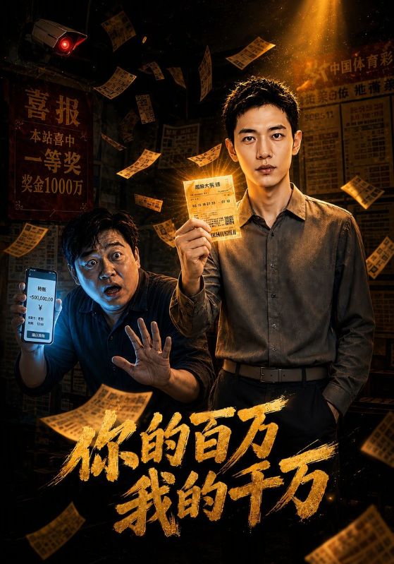 你的):+百万，我的千万
