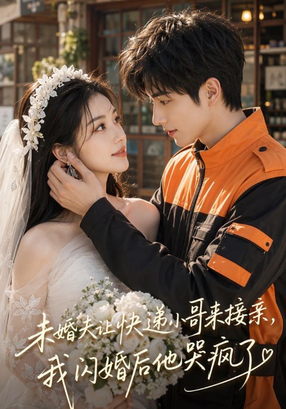 未婚夫让快递小哥来接亲，我闪婚后@$他哭% 疯了