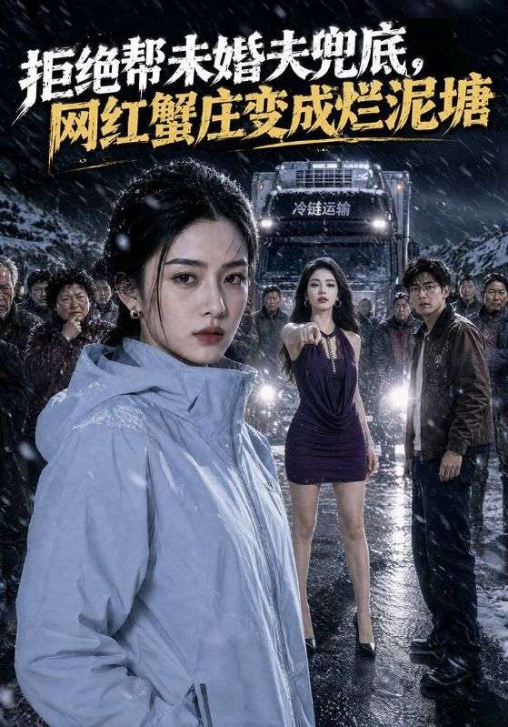 拒绝帮未婚夫兜底;，网红#,蟹庄变成烂泥塘