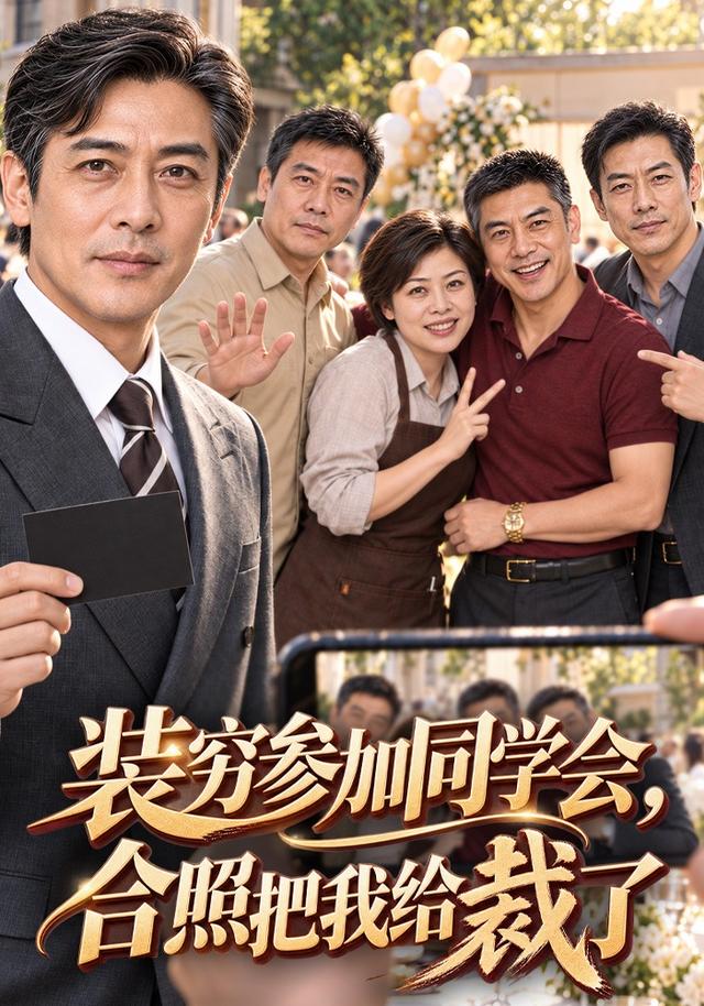 装穷参加同学会，合照把我给裁了