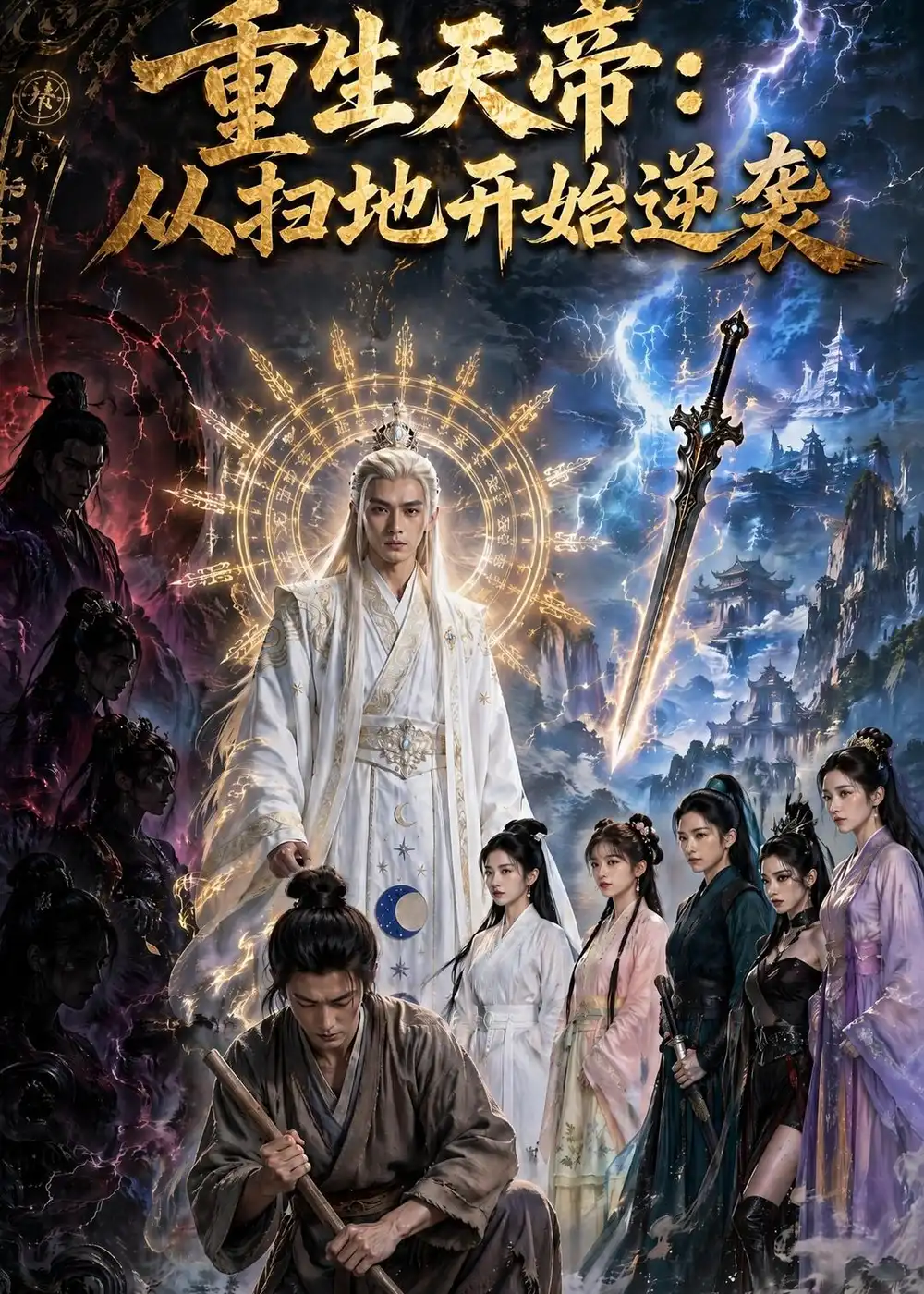 重生,= ?天帝：从+扫地开始逆袭