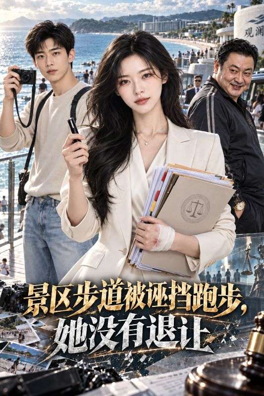 景区步道被诬挡跑步，她没有退让