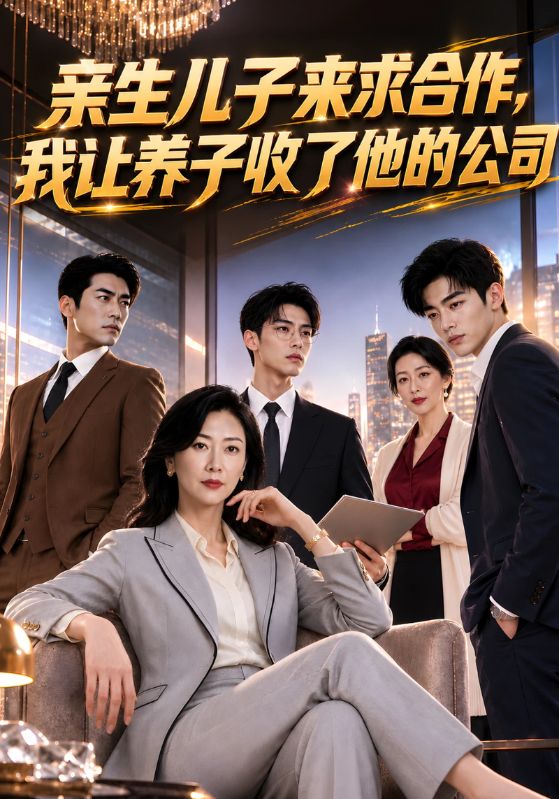 亲生儿子来求合作，我让:`养+子收了.他的公司