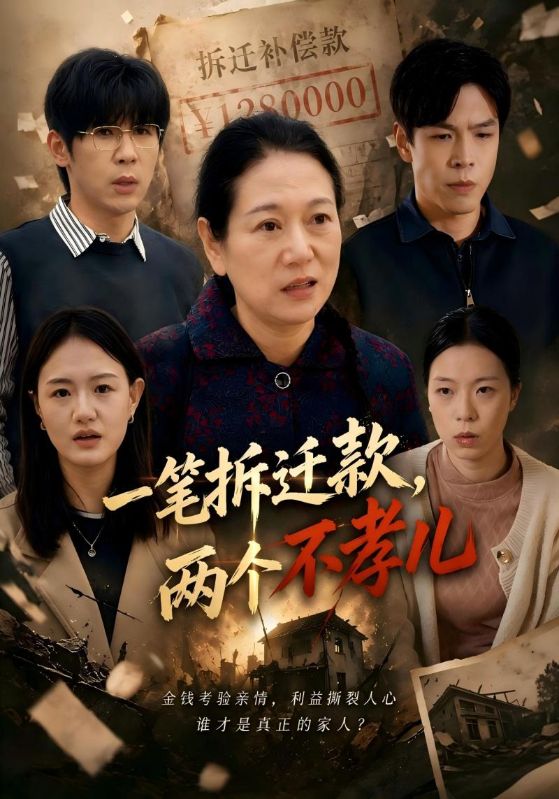 一笔拆迁款 .，两个不孝儿